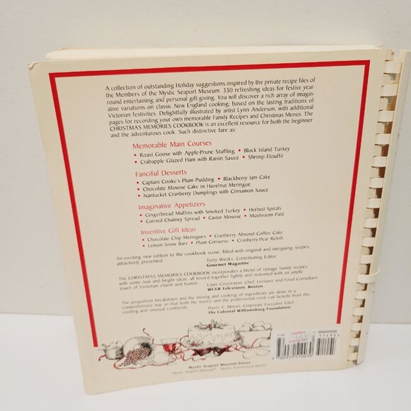Christmas Memories Cookbook 365 Favorite Christmas Recipes Seaport Members - Picture 6 of 6